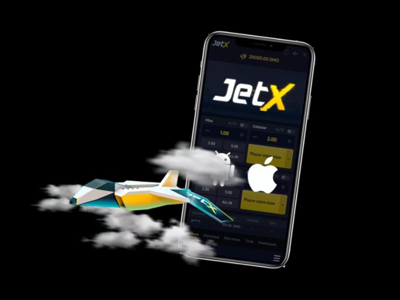 Jouer à JetX via l'application mobile 1xBet