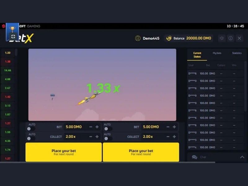 Jogar a demonstração do JetX