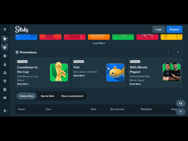 Πρόγραμμα μπόνους του Stake Casino