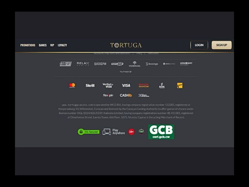 Уплата средстава и исплата добитака у казину Тортуга